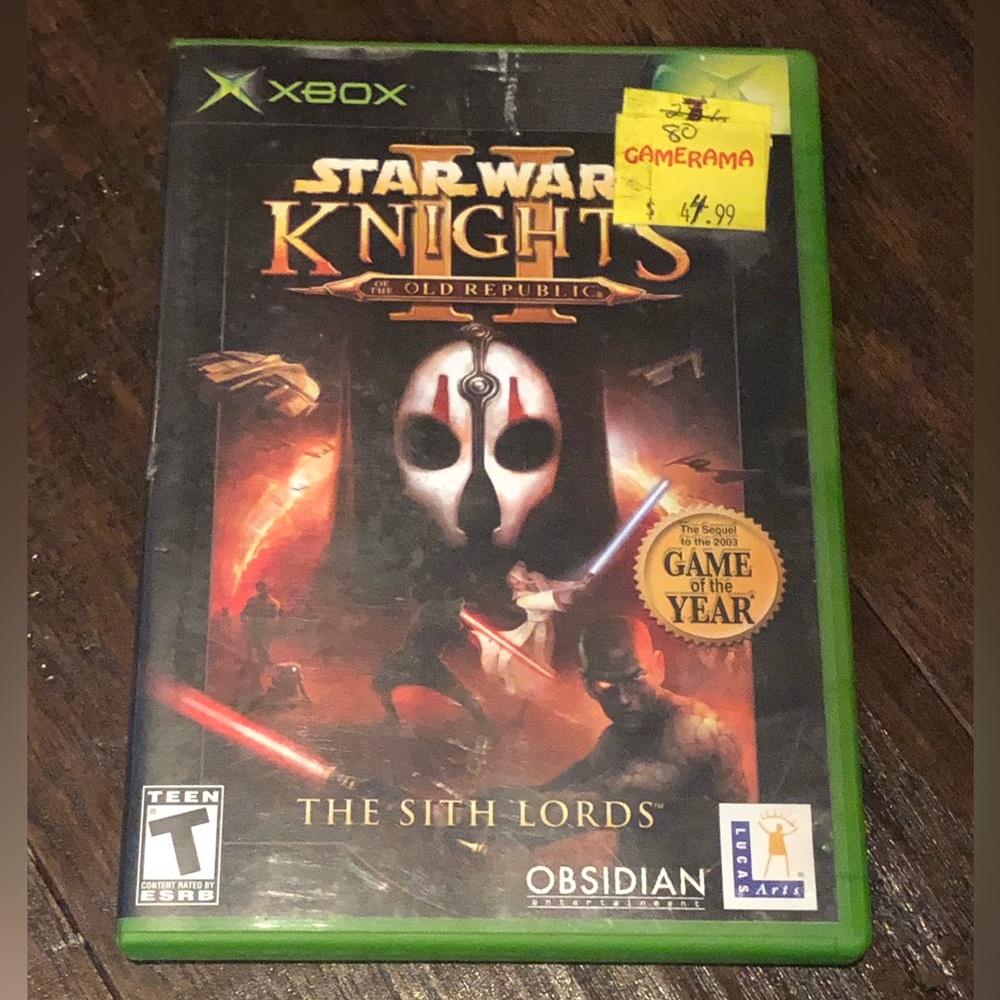 Xbox - Star Wars Knights of the Old Republic II - The Sith Lords